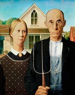 by Grant Wood, 1930